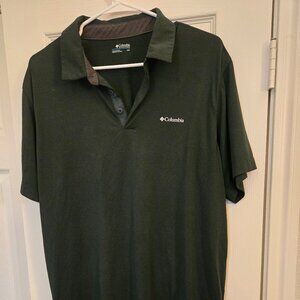 NWOT Columbia Tech Polo with Omni Wick - Green